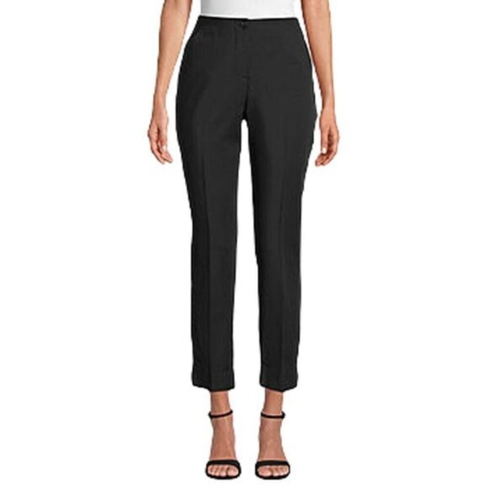 Worthington Womens High Rise Fit Ankle Pant Size 10